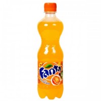 Напій "Fanta Orange" 0,5 л. Сильногазований Пластик
