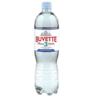 Мінеральна вода "Buvette №3" 0.75 л. Слабогазована Пластик