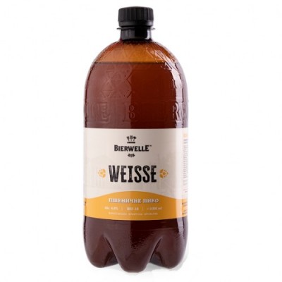 Купи Пиво "Weisse" Пшеничне 1 л. Світле Пластик з доставкою по місту