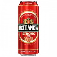 Пиво "Hollandia Strong" 0,5 л. З/Б Світле Фільтроване Пиво "Hollandia Strong" 0,5 л. З/Б Світле Фільтроване