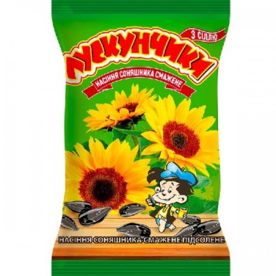 Насіння соняш. смаж. підсолене "Лускунчики" 60г.