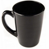 Чашка Luminarс "ДОБРОГО РАНКУ" 320мл. Чорний Стекло