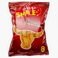 Грінки домашні "Smile" зі смаком телятини і аджики 70 г.