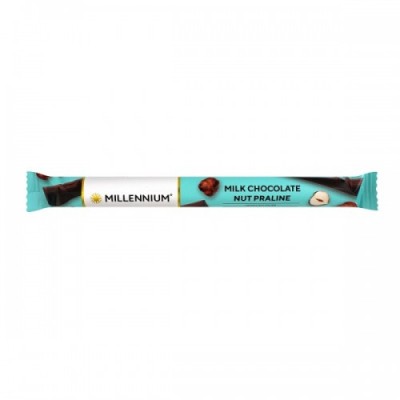 Шоколад Millennium "Nut Praline" 38 г. Молочний Шоколад Millennium "Nut Praline" 38 г. Молочний