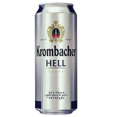 Купи Пиво "Krombacher HELL" 0,5 л. З/Б Світле Фільтроване з доставкою по місту