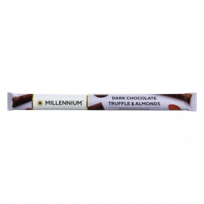 Шоколад Millennium "Truffle & Almonds" 38 г. Чорний Шоколад Millennium "Truffle & Almonds" 38 г. Чорний