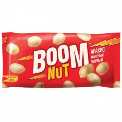 Купи Арахіс "BOOM NUT" з сіллю 30 г. Солоний з доставкою по місту