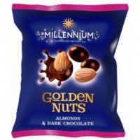 Драже MILLENNIUM "Мигдаль в чорному шоколаді" 100 г.