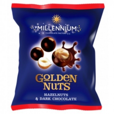 Драже MILLENNIUM "Фундук в молочному шоколаді" 100 г.